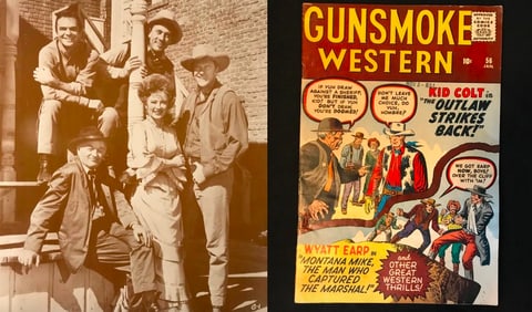 Rare Vintage Gunsmoke Comic Book, Photo Print