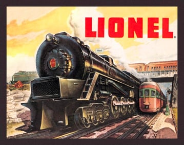 Lionel Trains Metal Pub Bar Sign