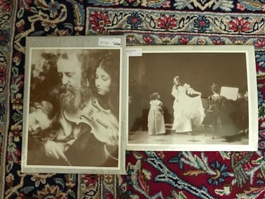 Pair of Art Nouveau Style Photo Prints