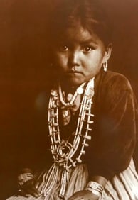 Native American Indian History, Navajo Girl Photo Print