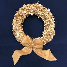 MIssissippi Cotton Boll Wreath