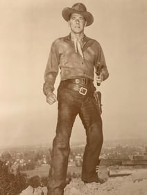 Large Size Ronald Reagan Western Cowboy Photo Print