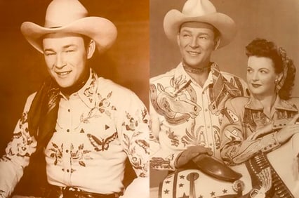 Pair of Cowboy Roy Rogers Photo Prints