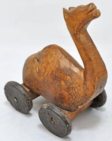 Antique Wooden Camel Toy