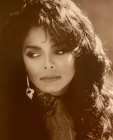 Vintage Janet Jackson Photo Print