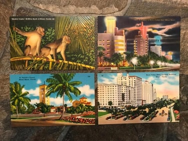 1940s Miami Beach, Florida Postcards