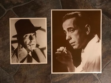 Pair of Humphrey Bogart Photo Prints