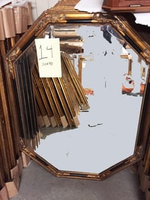 Neoclassical Octagon Beveled Mirror