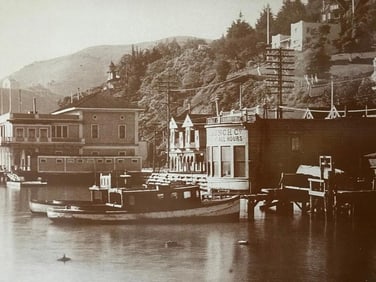 Early 20thc Sausalito California Photo Print