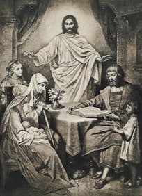 Early 1900s Print, #797J Omnipresence of Christ