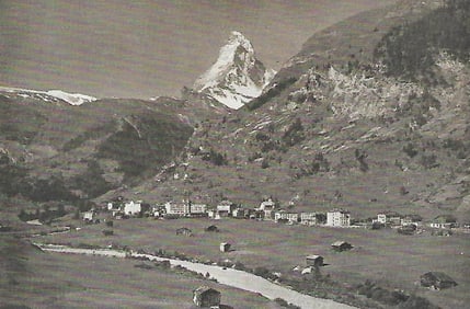 Early 1900's Print, #1882 Matterhorn, Switzerland
