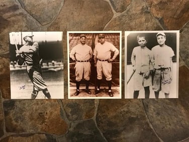 Group of Babe Ruth Baseball Photo Prints