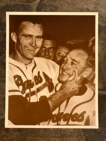 Lew Burdette, Fred Haney, Milwaukee Braves Baseball Photo Print