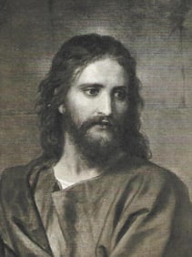 Early 1900s Half-tone Print, #802B The Christ
