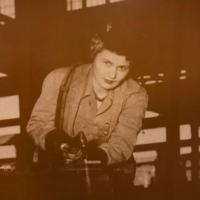 World War II Factory Worker Photo Print