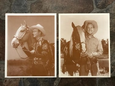 Pair of Western Singing Cowboys Photo Prints