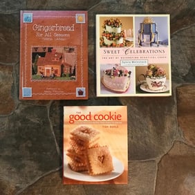 Group of Cookbooks, Gingerbread, Cookies, Cakes