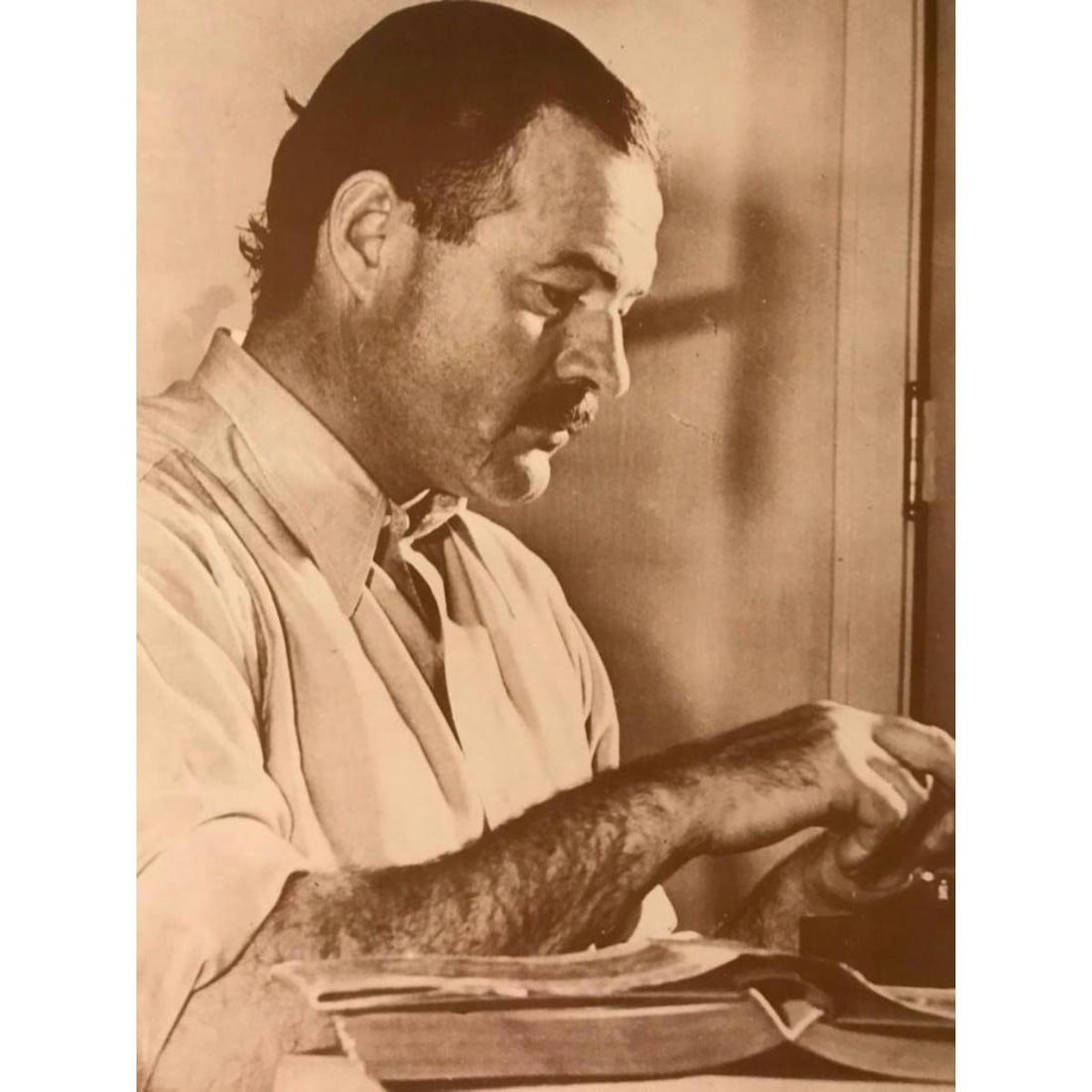 Ernest Hemingway Large Size Photo Print