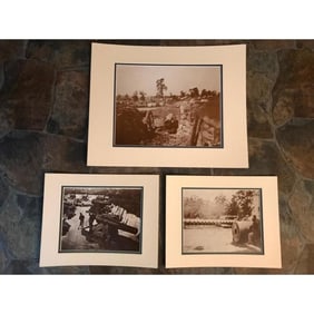 Set of Civil War Cannon Photo Prints