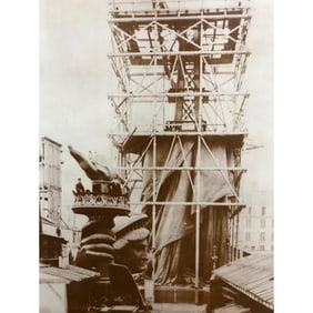Statue of Liberty Under Construction Photo Print