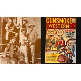 Rare Vintage Gunsmoke Comic Book, Photo Print