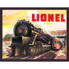 Lionel Trains Metal Pub Bar Sign