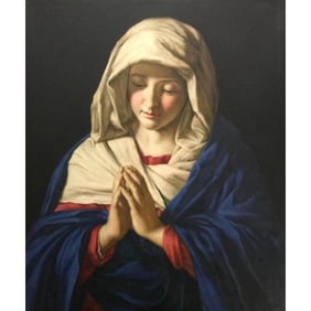The Virgin In Prayer Oil Painting