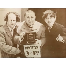 Vintage Three Stooges Camera Photo Print