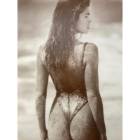 Cindy Crawford Beach Photo Print