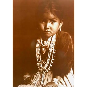 Native American History, Navajo Girl Photo Print
