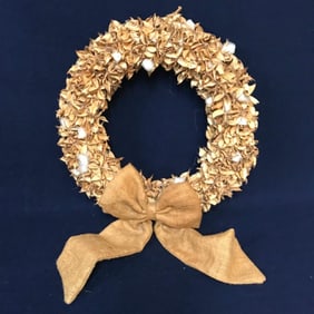 MIssissippi Cotton Boll Wreath