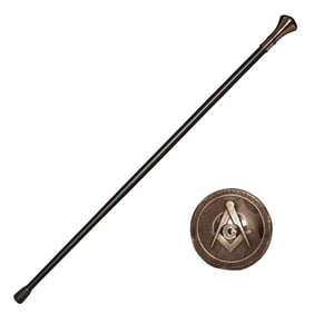 Freemason Masonic Walking Stick, Cane