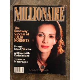 Rare October 1999 Millionaire Magazine, Julia Roberts