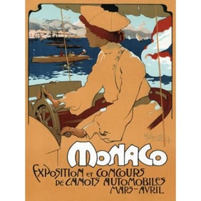 Monaco Exposition Ceramic Art Tile