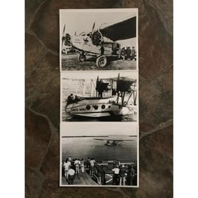 Group of Vintage Photo Prints of Key West Florida, Seaplanes