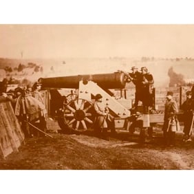 Civil War Union Officers at Fort Guthrie, Mobile AL Photo Print