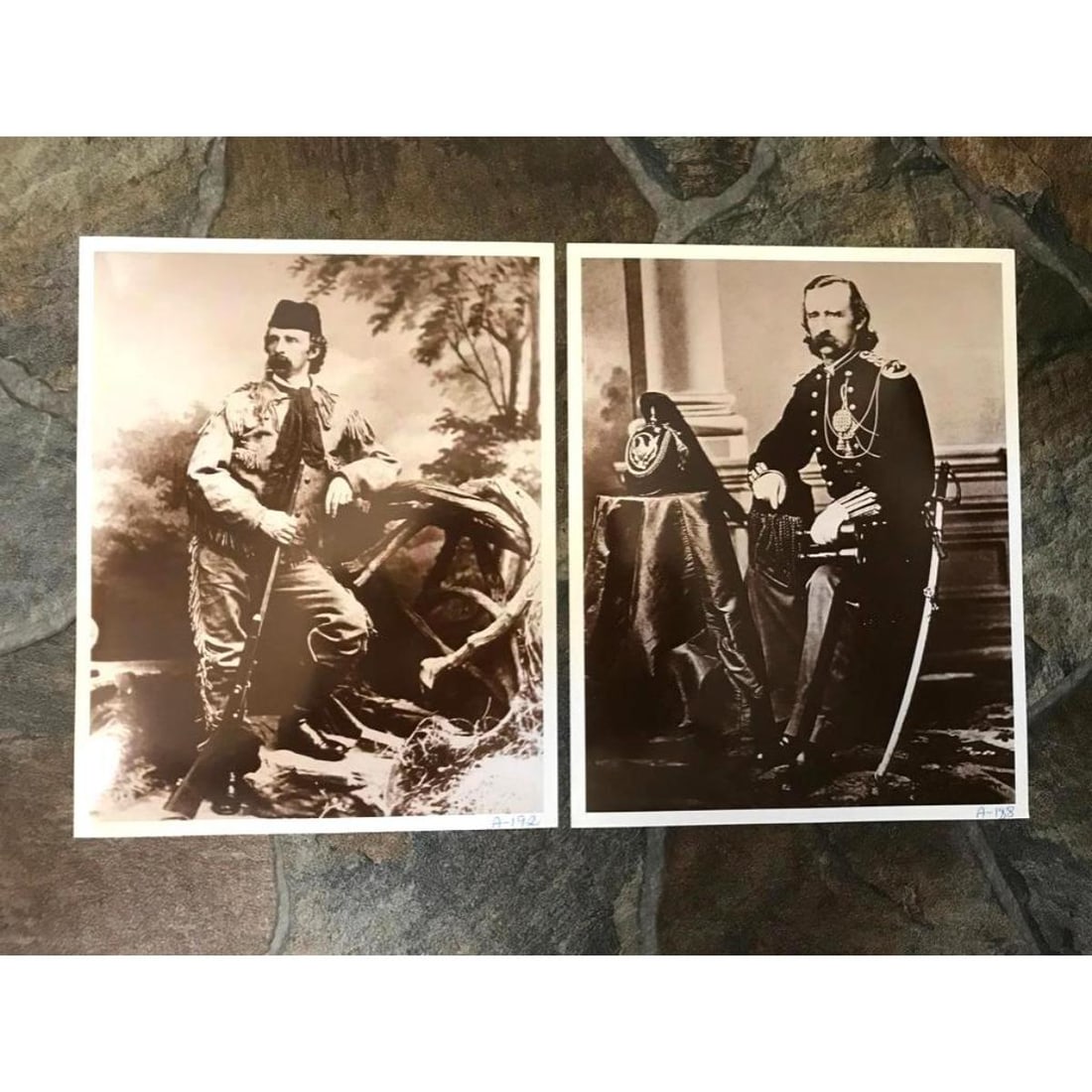 Pair of George Armstrong Custer Photo Prints (1 of 1)