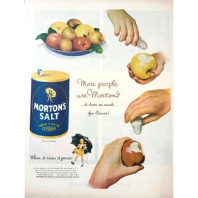 Mid-Century Morton's Salt Ad