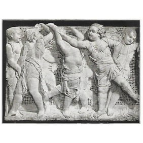 Early 1900's Half-tone Print, Florence Italy, #223 Singing Gallery