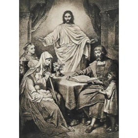 Early 1900s Print, #797J Omnipresence of Christ