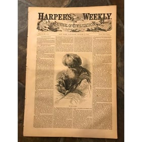 1857 Harper's Weekly Illustrated Journal