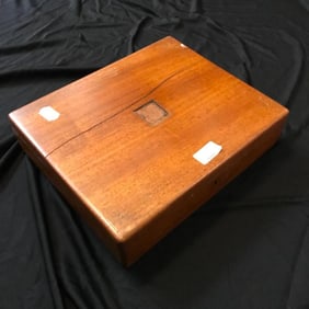 19thc Scottish Wooden Cutlery Box