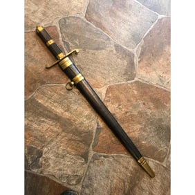 19thc British Naval Officer's Dagger, Dirk