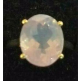 3.5ct Kunzite 9K Gold Ring