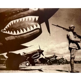 World War II China, P-40 Fighter Planes Photo Print