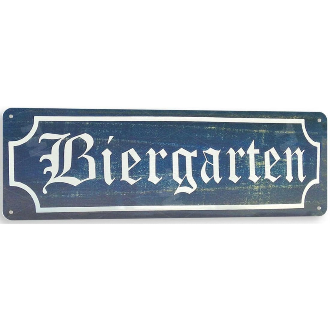 German Biergarten Metal Pub Bar Sign (1 of 1)