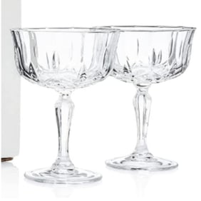Newport Social Season Champagne Coupe Set