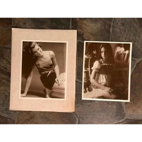 Pair of Vintage Brook Shields Photo Prints