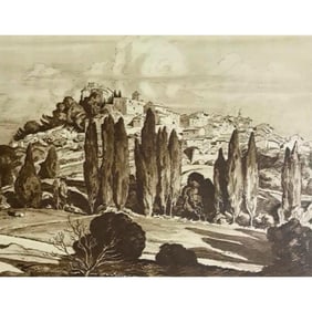 1920s French Illustration, Provence France