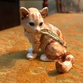 Little Cat Trinket Jewel Box